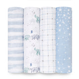 Aden & Anais Cotton Muslin Swaddles - Pack of 4