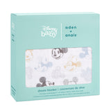 Aden & Anais Disney Boutique Cotton Muslin Dream Blanket - Mickey + Minnie Mouse