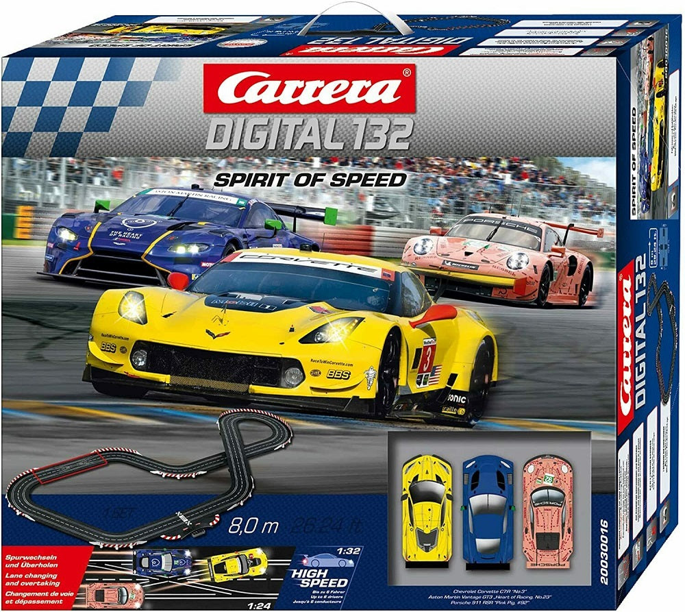 Carrera Digital 132 Spirit of Speed Slot Racing Race Car Set – mtrendi