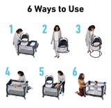 Bedside Bassinet Playard